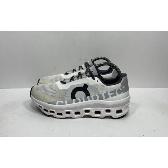 On Cloudmonster All White Running Shoes Walking 61.98285 Women's Size 8.5 Cloud - Picture 3 of 10